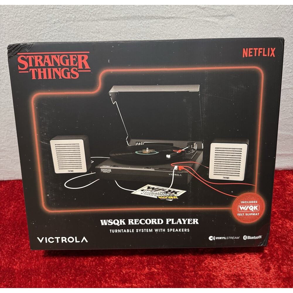 New STRANGER THINGS Victrola WSQK Record Player With Record BUNDLE SEALED - Picture 7 of 7